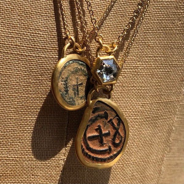 Eli Halili Jewelry ANCIENT BYZANTINE COIN NECKLACE