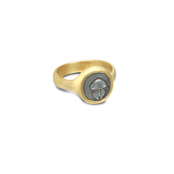ANCIENT GREEK COIN RING