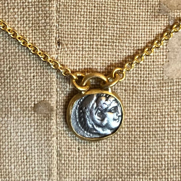 ANCIENT GREEK COIN NECKLACE – Eli Halili - Main Image