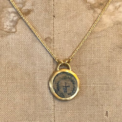 ANCIENT BYZANTINE COIN NECKLACE