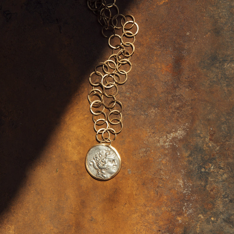 HAND FORGED COIN NECKLACE