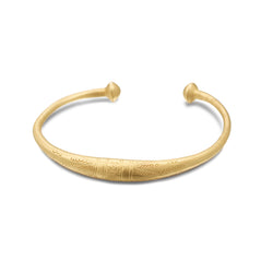 ENGRAVED GOLD ELEMENT CUFF