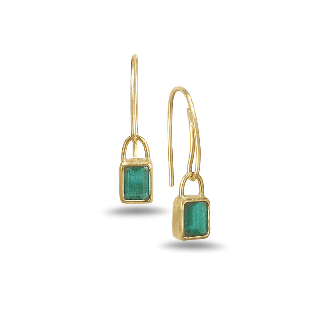 Buy Sensational Emerald Gold Chandelier Earrings Online  Gemstone  Jewellery at Gehna