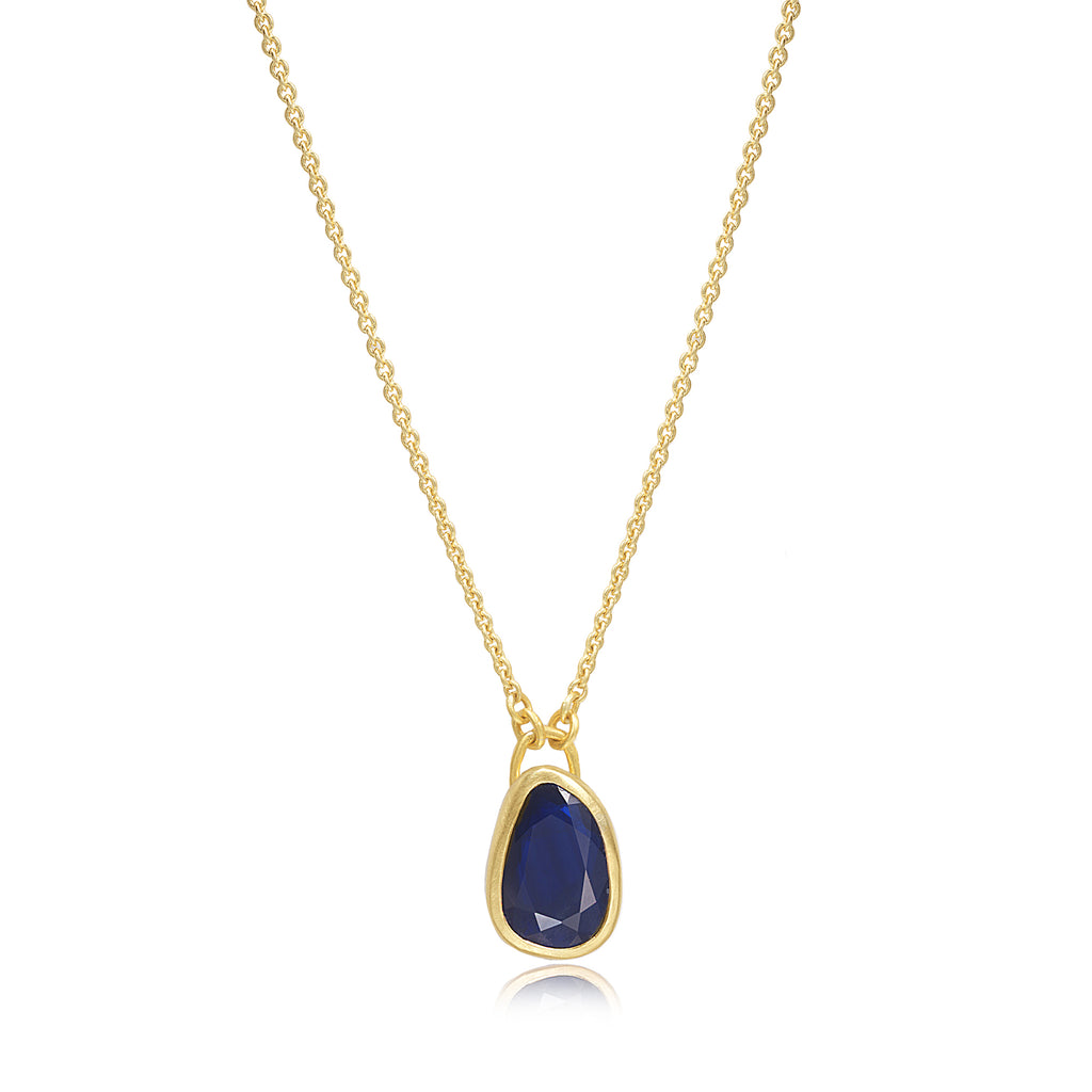 Blue Sapphire Necklace | Eli Halili
