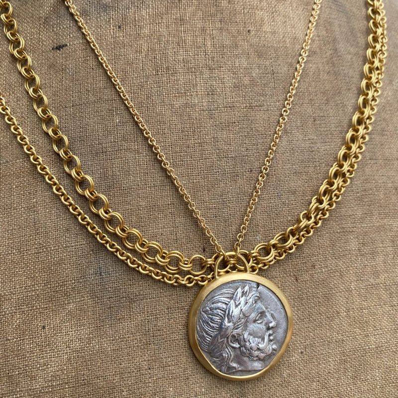 ANCIENT GREEK COIN NECKLACE
