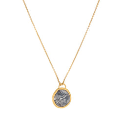 ANCIENT SILVER COIN NECKLACE