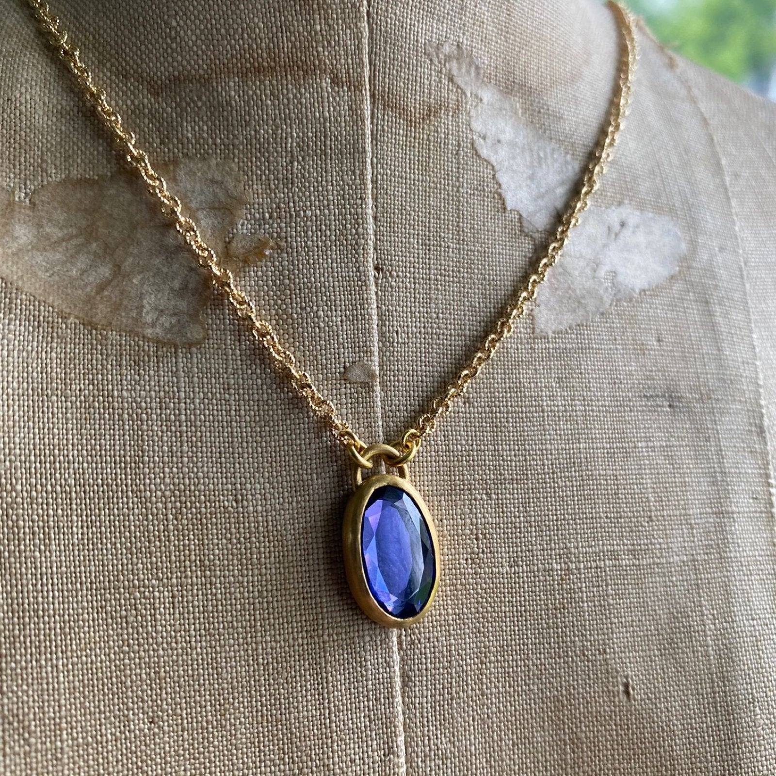 ネックレス・ペンダント Volume Oval Pendant Necklace #5732 N22K-004-TNZ_2.jpg?v=1624904057