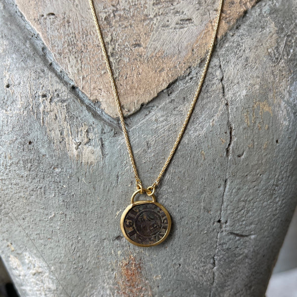 ANCIENT CRUSADER COIN NECKLACE