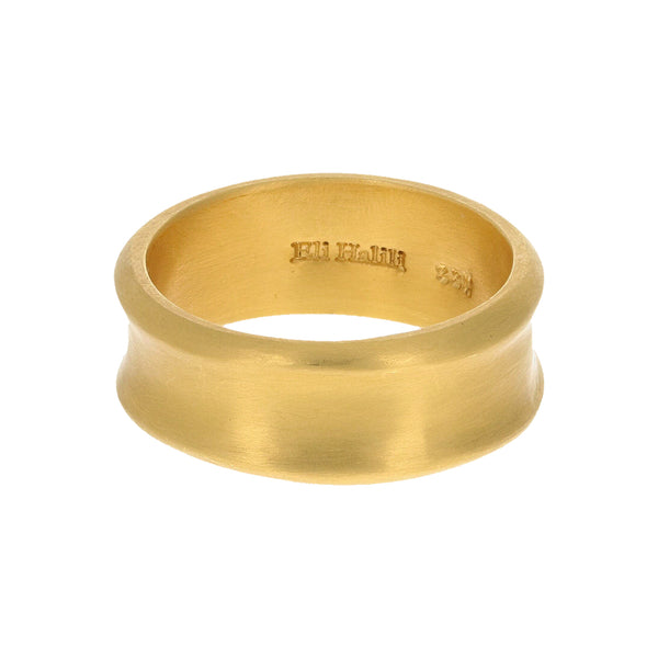 CONCAVE GOLD BAND