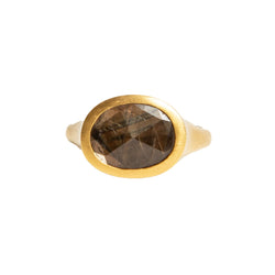 BROWN SAPPHIRE RING