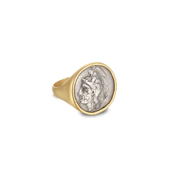 ANCIENT GREEK COIN RING