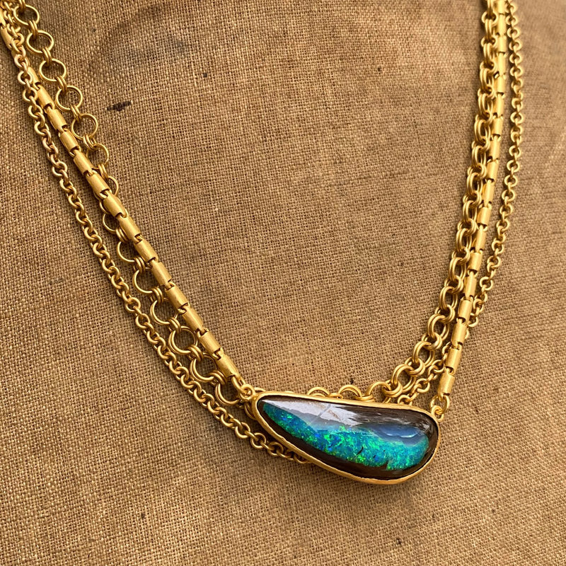 GALACTIC OPAL NECKLACE